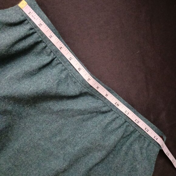 Miss Pendleton Vintage 100% Virgin Wool Midi Skirt Green Size 29 Made in the USA - Picture 8 of 10